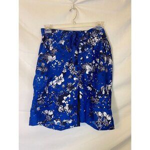ARIZONA MENS SWIM TRUNKS SWIMSUIT BLUE PATTERN SIZE‎ LARGE